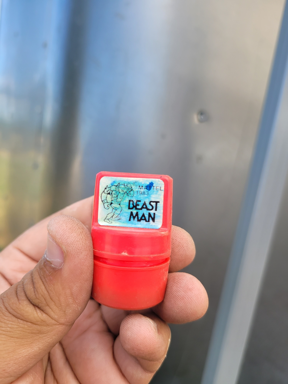 Vintage 1983 Mattel He-Man Masters of the Universe Beast Man Rubber Stamp